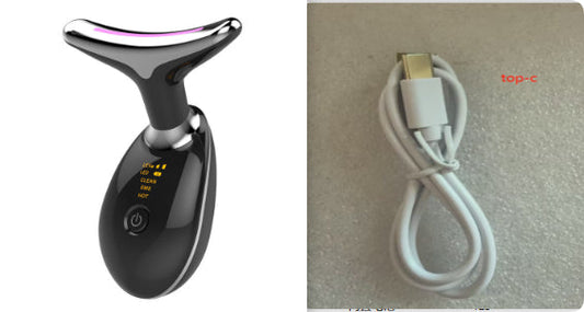 EMS Neck Lifting Massager with LED Therapy & Wrinkle Tightening