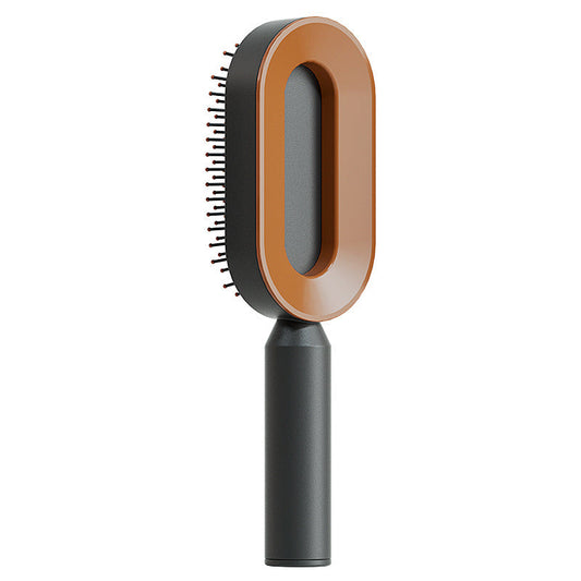 Self Cleaning Hair Brush for Women with Scalp Massage Design