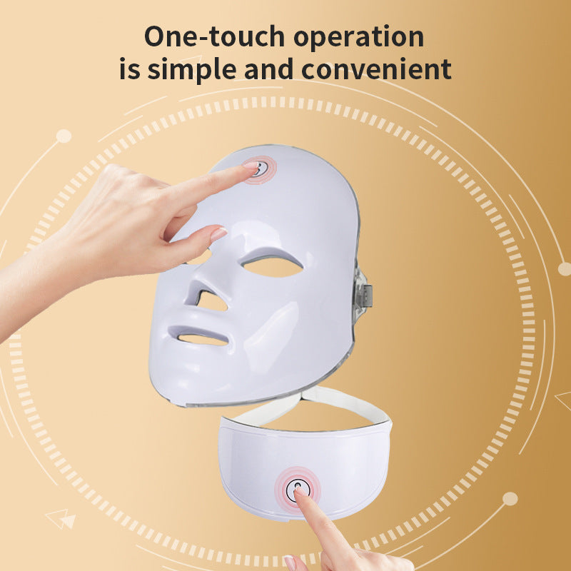 7 Color LED Facial Beauty Mask for Skin Rejuvenation Therapy