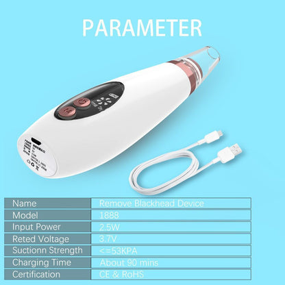 Blackhead Remover Vacuum Pore Cleaner for Deep Facial Cleansing