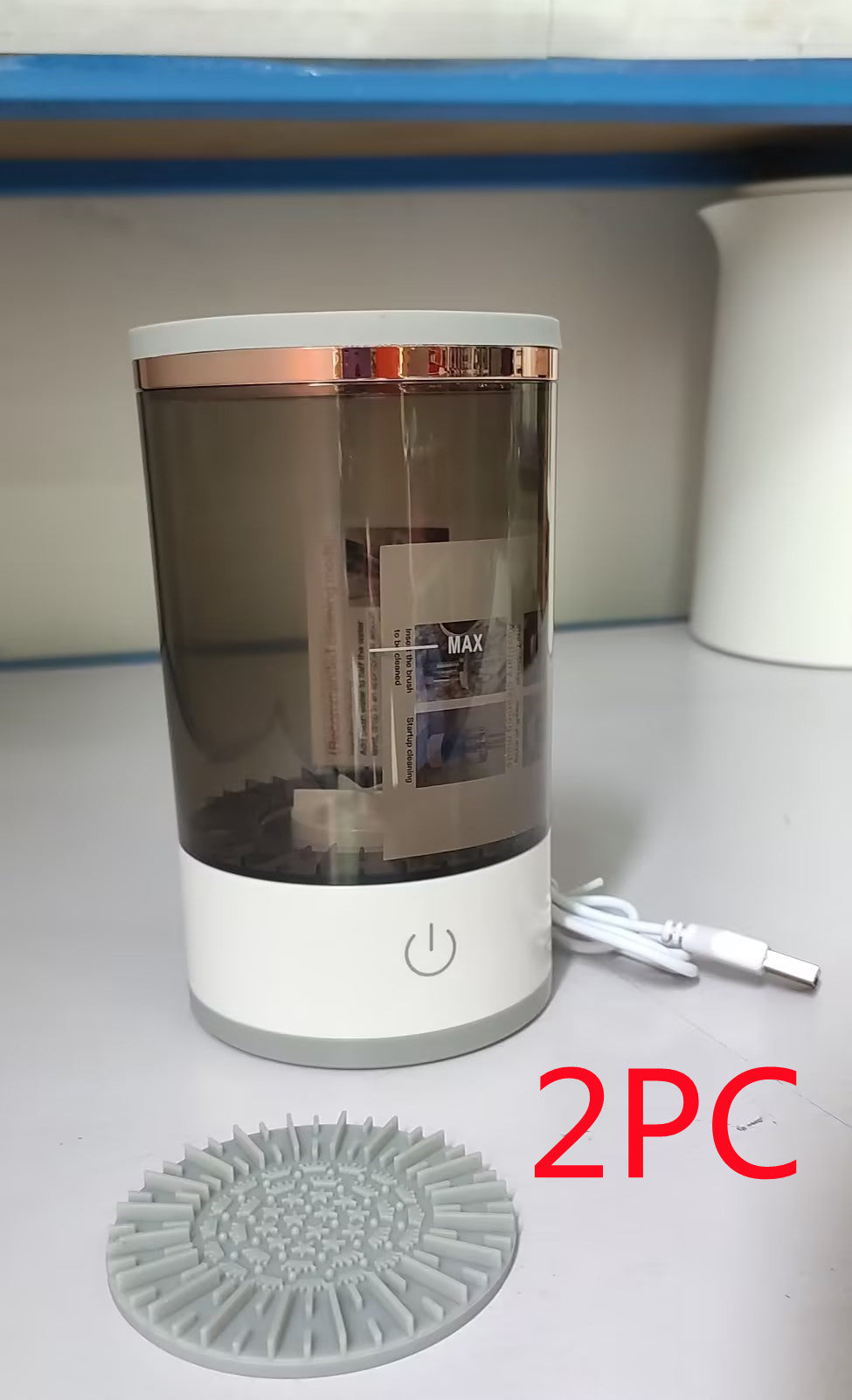 USB Electric Makeup Brush Cleaner Machine for Fast Deep Cleaning