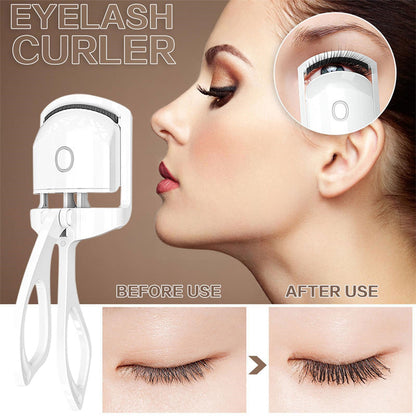 Rechargeable Heated Eyelash Curler with USB Fast Heating