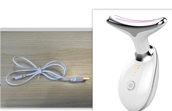 EMS Neck Lifting Massager with LED Therapy & Wrinkle Tightening