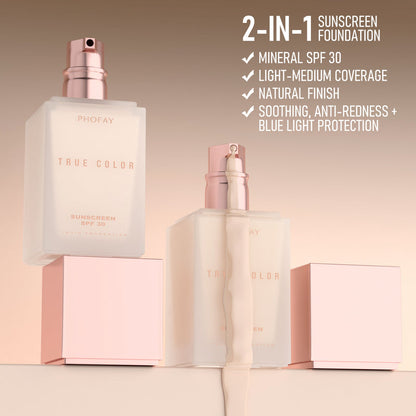 Matte Liquid Foundation SPF 30 – Lightweight Sun Protection