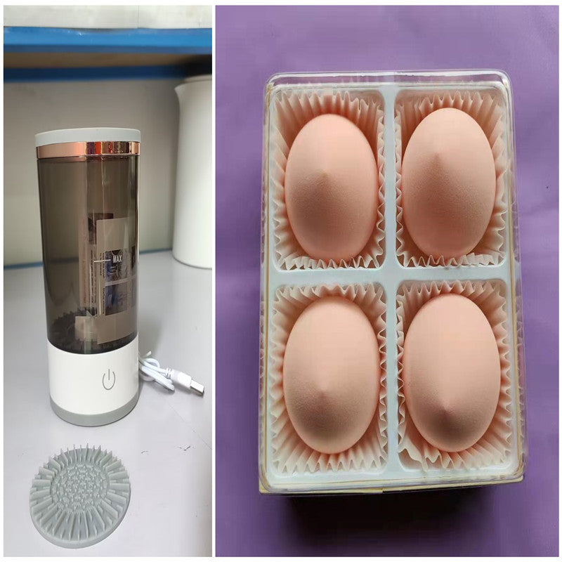 USB Electric Makeup Brush Cleaner Machine for Fast Deep Cleaning