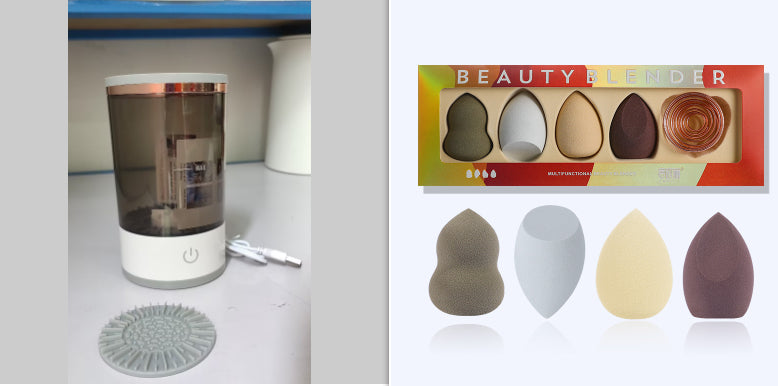 USB Electric Makeup Brush Cleaner Machine for Fast Deep Cleaning