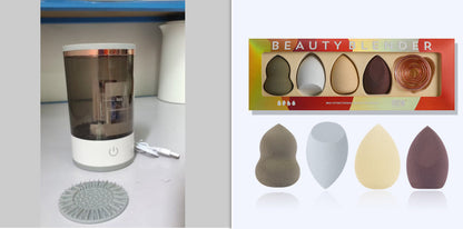 USB Electric Makeup Brush Cleaner Machine for Fast Deep Cleaning