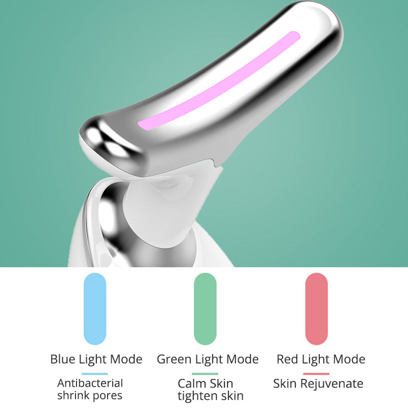 EMS Neck Lifting Massager with LED Therapy & Wrinkle Tightening