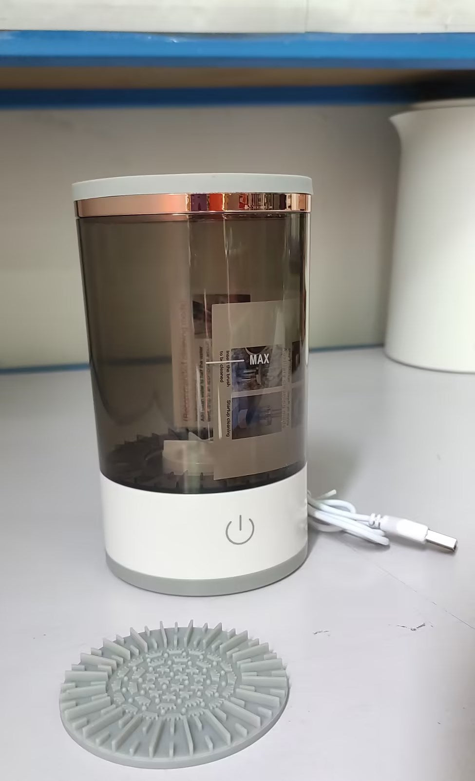 USB Electric Makeup Brush Cleaner Machine for Fast Deep Cleaning
