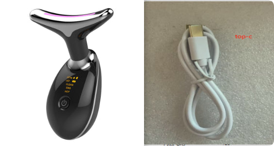 EMS Neck Lifting Massager with LED Therapy & Wrinkle Tightening