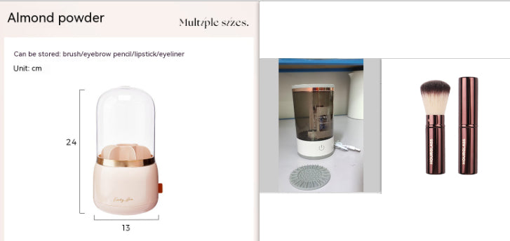 USB Electric Makeup Brush Cleaner Machine for Fast Deep Cleaning