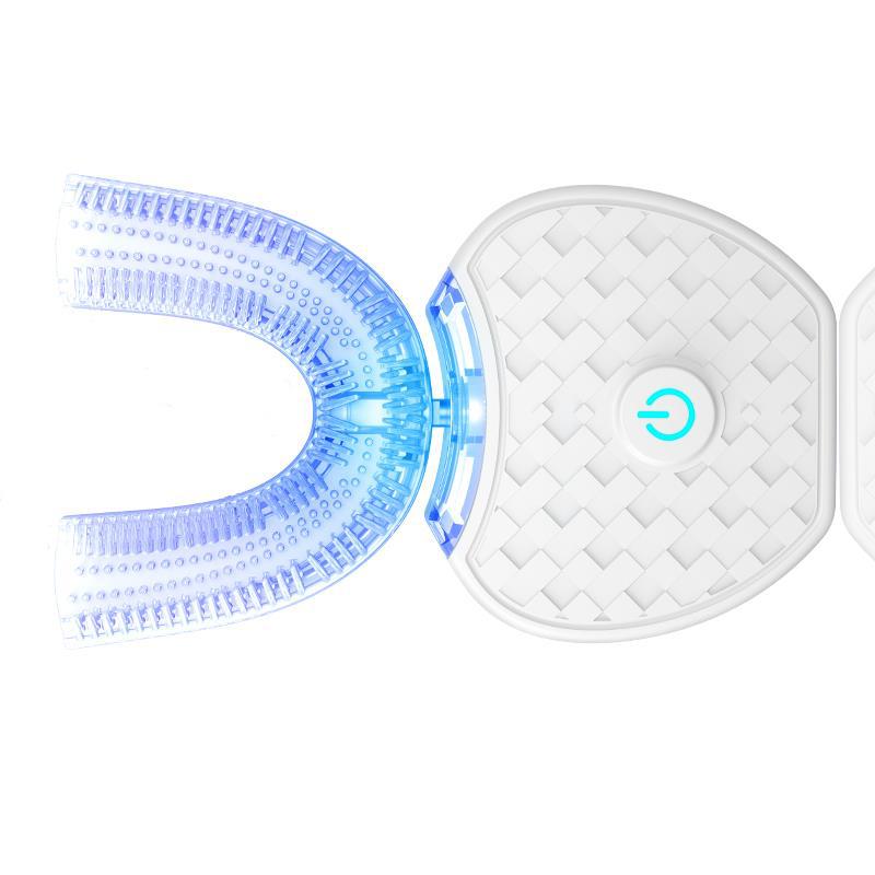 360° Automatic U-Shaped Electric Toothbrush with Blue Light