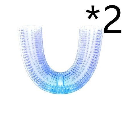 360° Automatic U-Shaped Electric Toothbrush with Blue Light