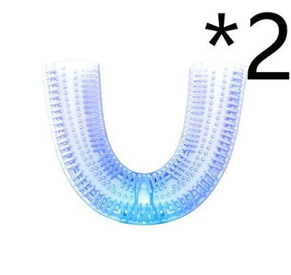 360° Automatic U-Shaped Electric Toothbrush with Blue Light