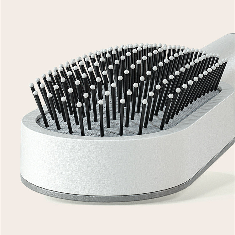 Self Cleaning Hair Brush for Women with Scalp Massage Design