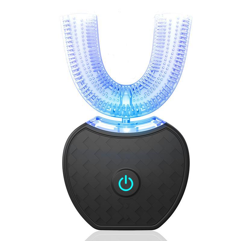 360° Automatic U-Shaped Electric Toothbrush with Blue Light