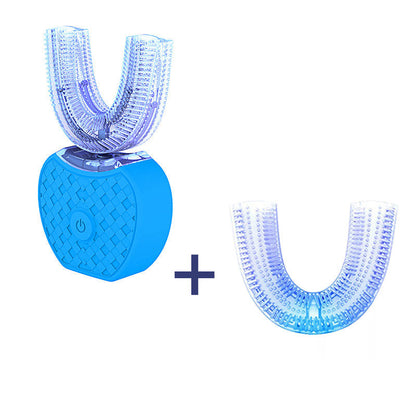 360° Automatic U-Shaped Electric Toothbrush with Blue Light