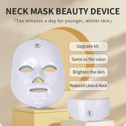 7 Color LED Facial Beauty Mask for Skin Rejuvenation Therapy