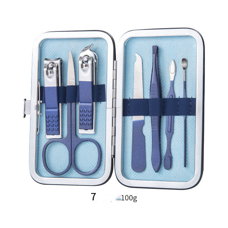 Professional Manicure Pedicure Kit with Stainless Steel Tools
