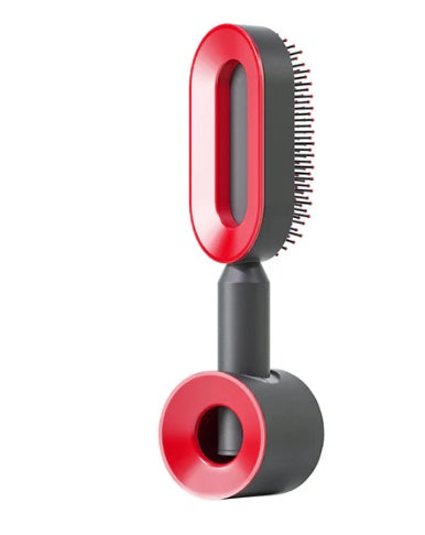 Self Cleaning Hair Brush for Women with Scalp Massage Design