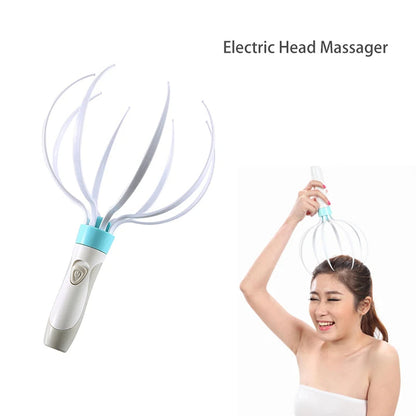 Electric Scalp Massager with 8 Claws for Stress Relief & Relaxation