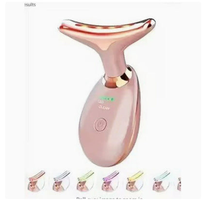 EMS Neck Lifting Massager with LED Therapy & Wrinkle Tightening