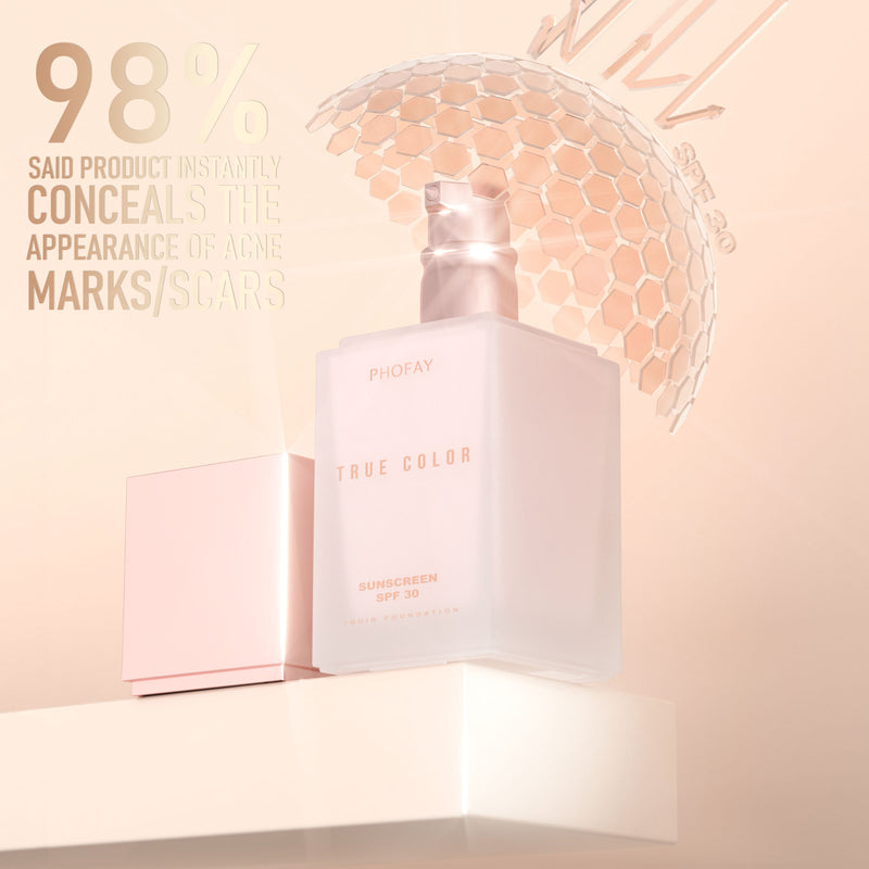 Matte Liquid Foundation SPF 30 – Lightweight Sun Protection