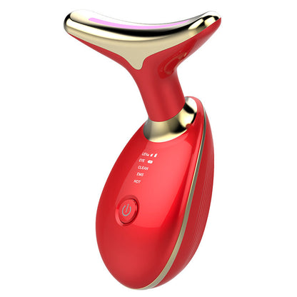 EMS Neck Lifting Massager with LED Therapy & Wrinkle Tightening